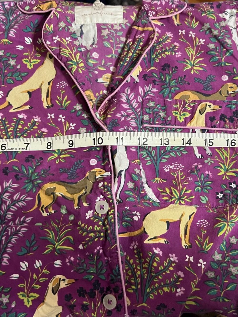 Printfresh Purple Must Love Dogs short set - XS - Picture 5 of 12